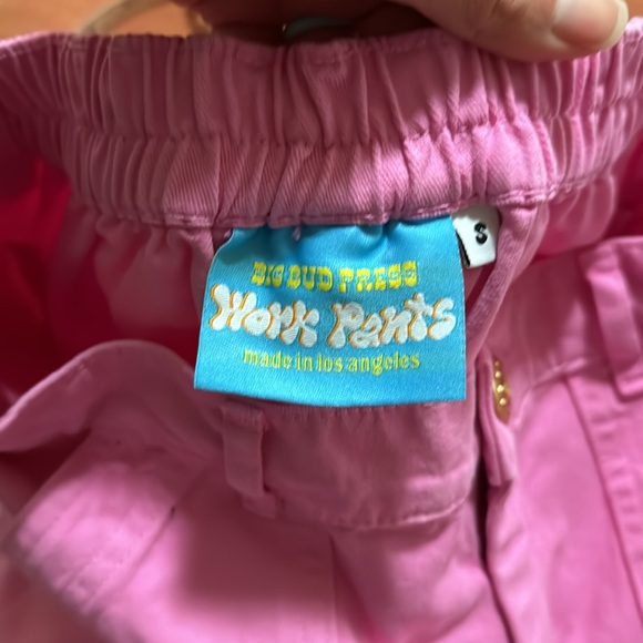 Big Bud Press bubblegum pink Work Pants shorts - Picture 5 of 6